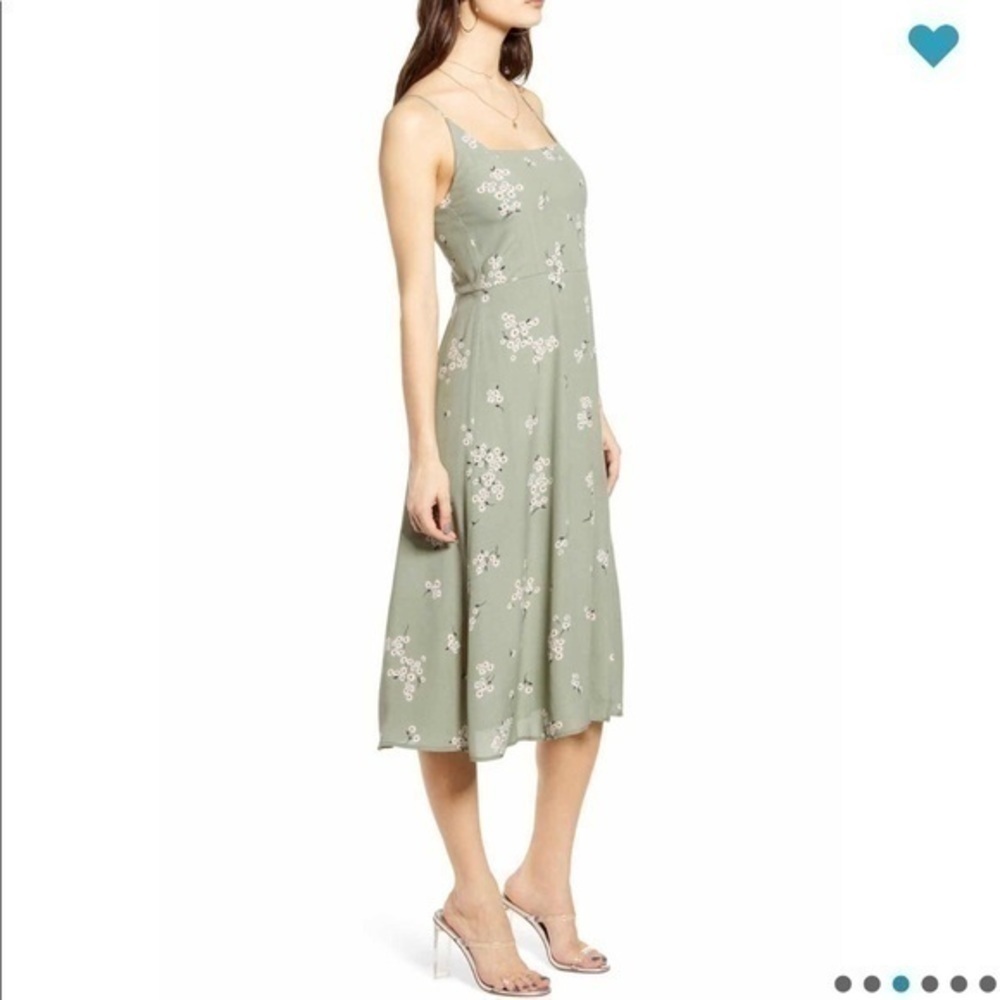 Green floral dress - Picture 4 of 6